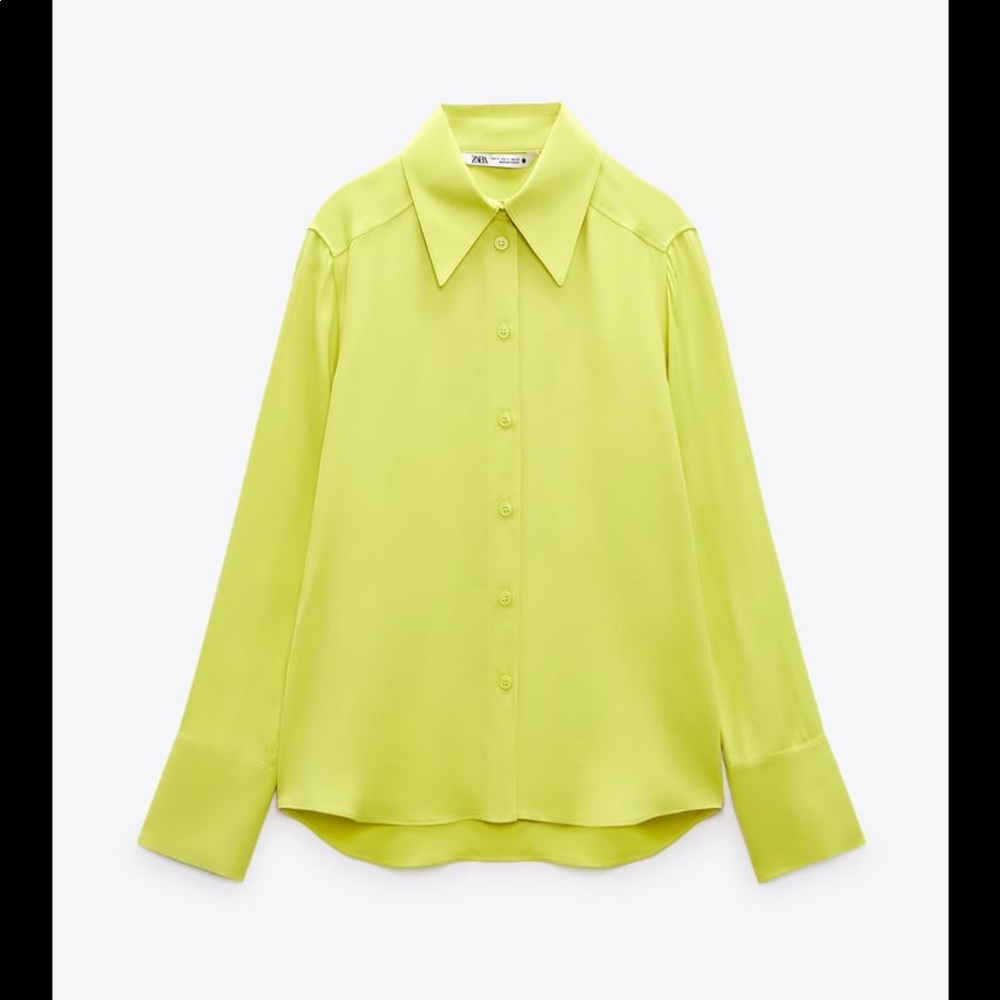 Zara Satin Effect Shirt